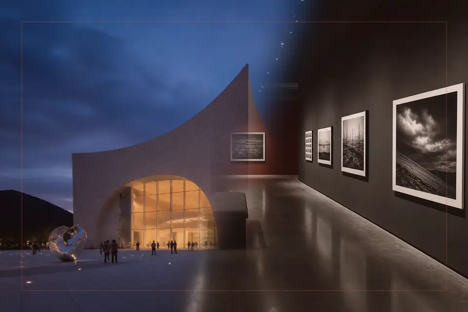 Redaktionelle Bildkomposition zur visuellen Kunst für den Guide zu Columbus Museum of Art