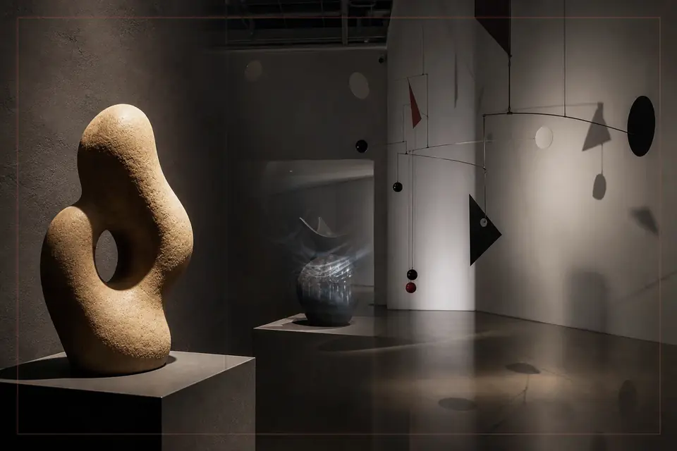Dallas Museum of Art 가이드를 위한 시각 예술 에디토리얼 구성