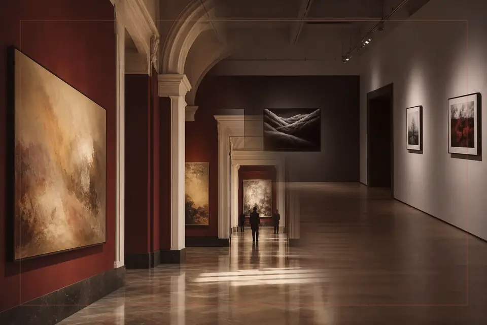 Editorial visual-arts composition for the El Museo del Barrio guide