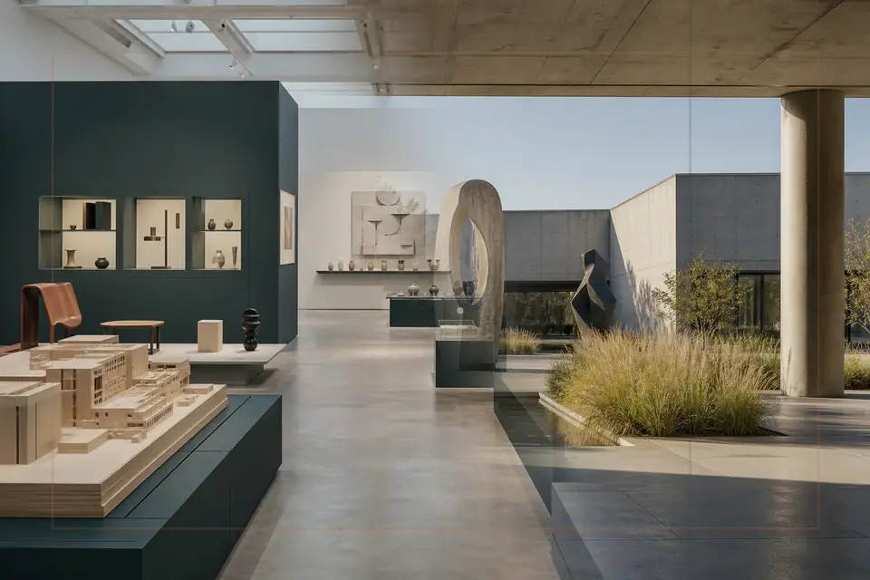 Composizione editoriale sulle arti visive per la guida di Felix Nussbaum Haus