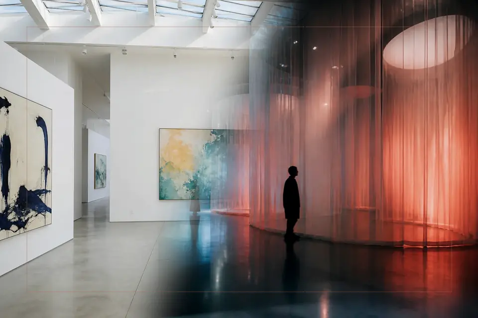 Redaktionelle Bildkomposition zur visuellen Kunst für den Guide zu Galleria Nazionale delle Marche