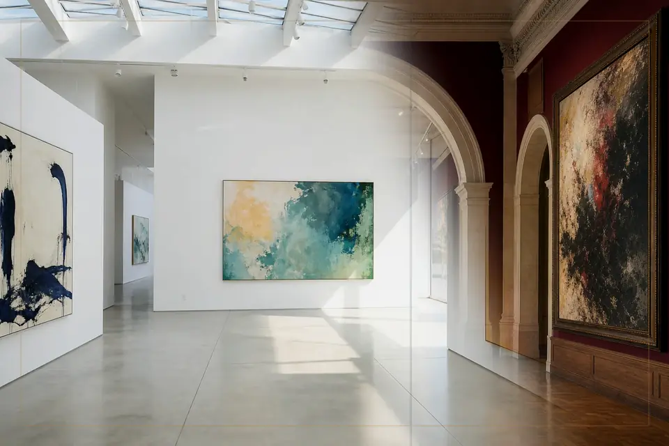 Editorial visual-arts composition for the Israel Museum guide