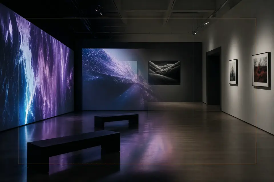 تكوين تحريري عن الفنون البصرية لدليل MOA Museum of Art