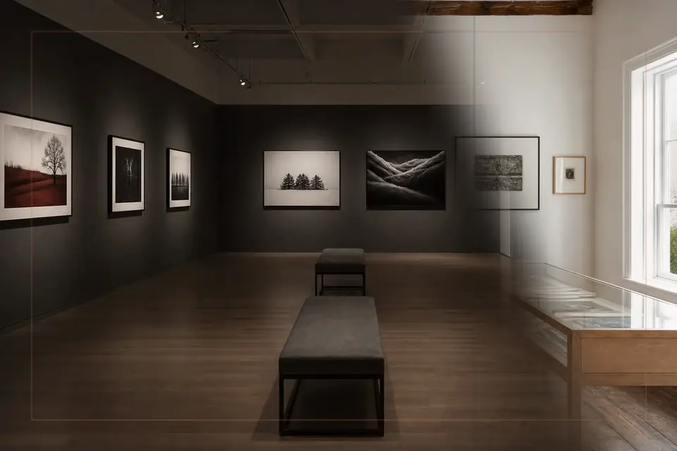 Composition éditoriale consacrée aux arts visuels pour le guide de Museo Poldi Pezzoli