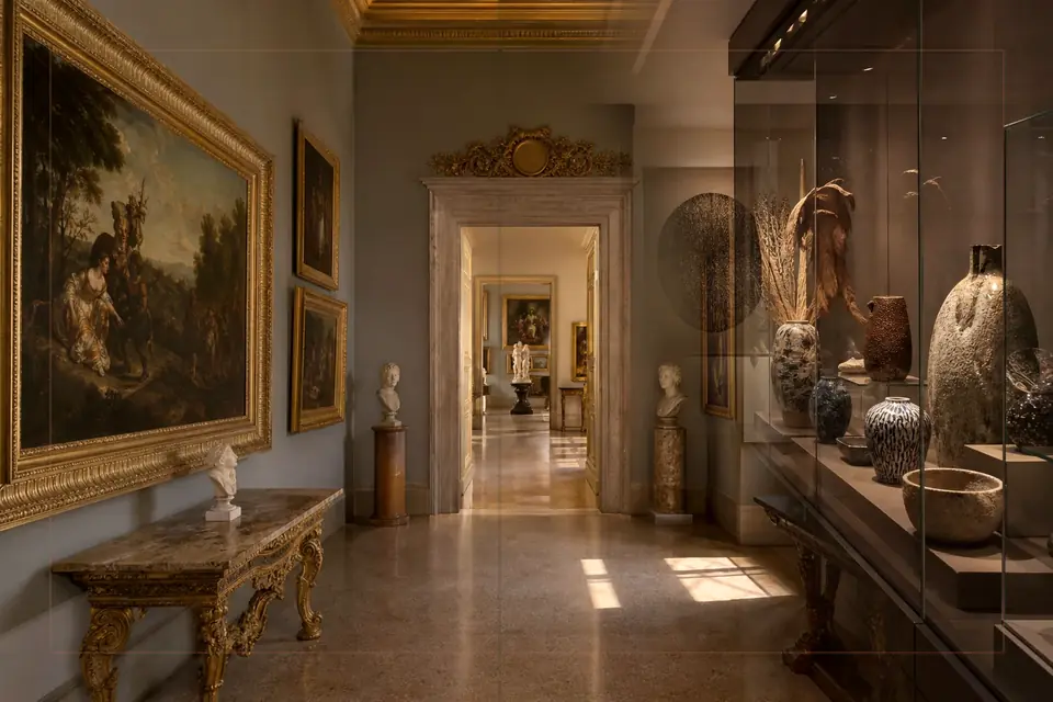 Composizione editoriale sulle arti visive per la guida di Museum Küppersmühle