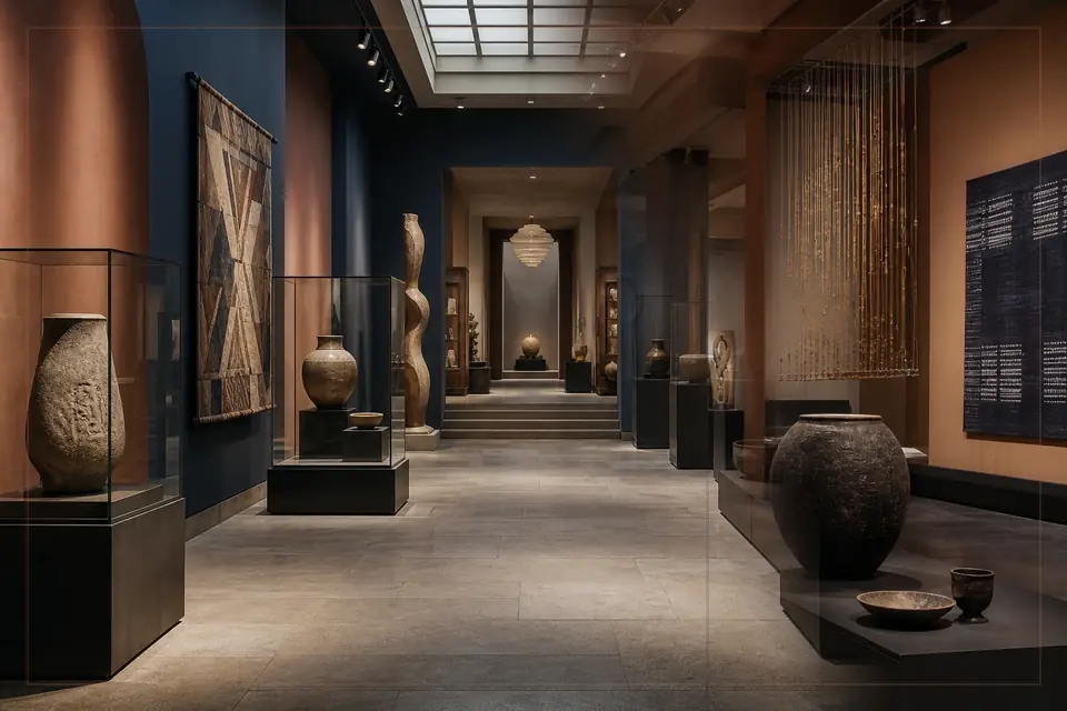تكوين تحريري عن الفنون البصرية لدليل Museum of Far Eastern Antiquities