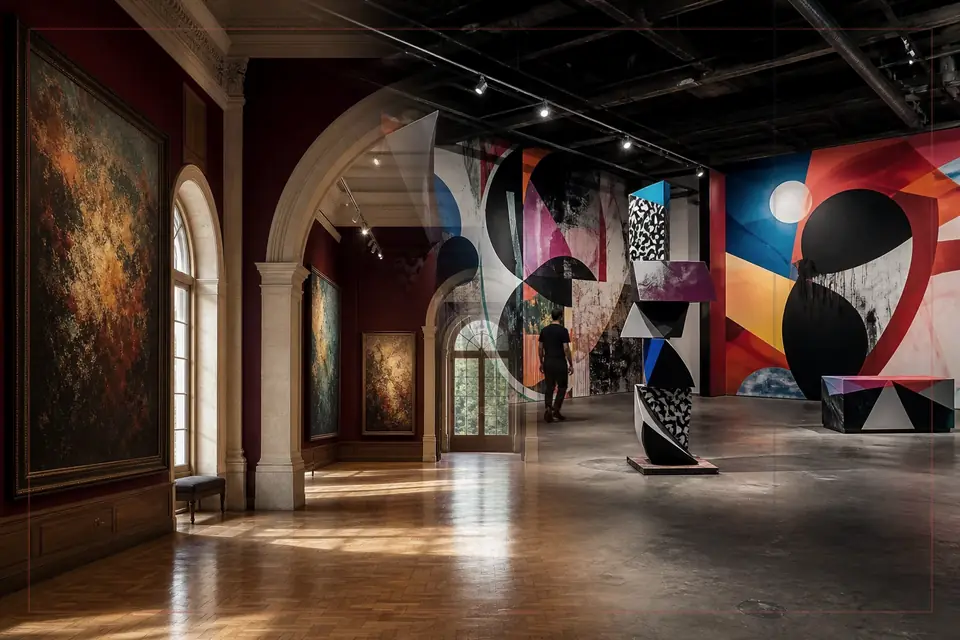 Museum of Fine Arts Boston 가이드를 위한 시각 예술 에디토리얼 구성