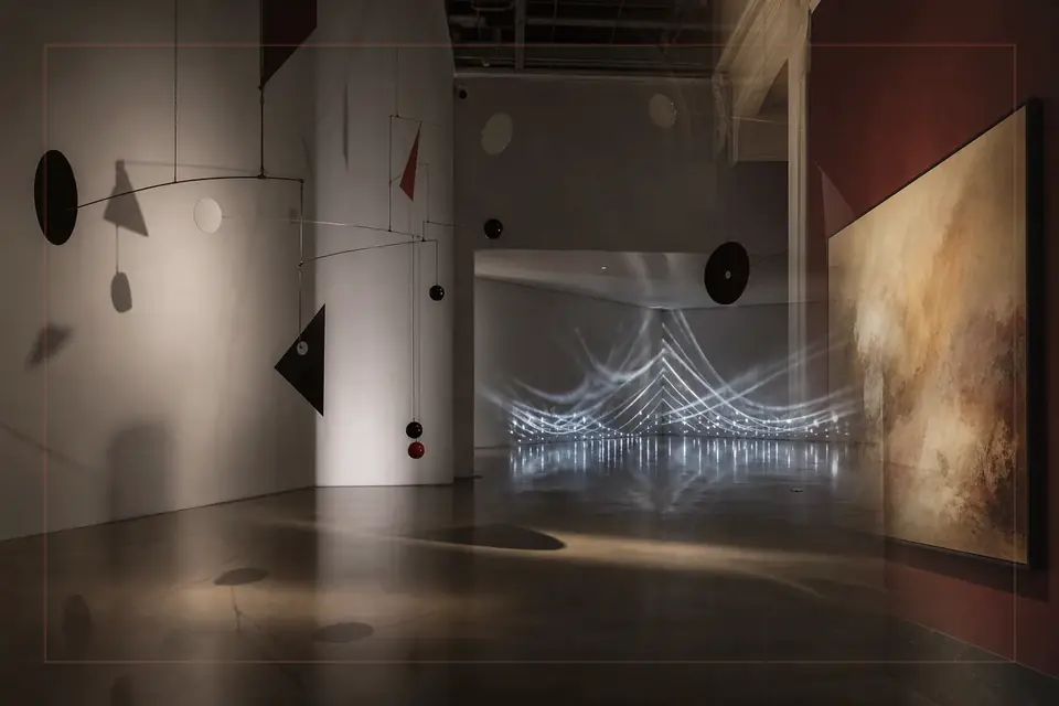 Composizione editoriale sulle arti visive per la guida di Museum of Fine Arts, Budapest
