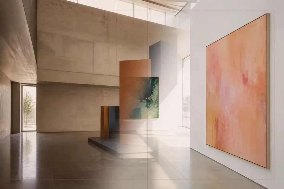 Museum of Islamic Art 가이드를 위한 시각 예술 에디토리얼 구성