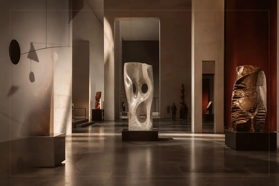 Redaktionelle Bildkomposition zur visuellen Kunst für den Guide zu National Museum in Poznań