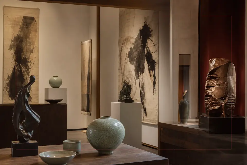 New Orleans Museum of Art 가이드를 위한 시각 예술 에디토리얼 구성