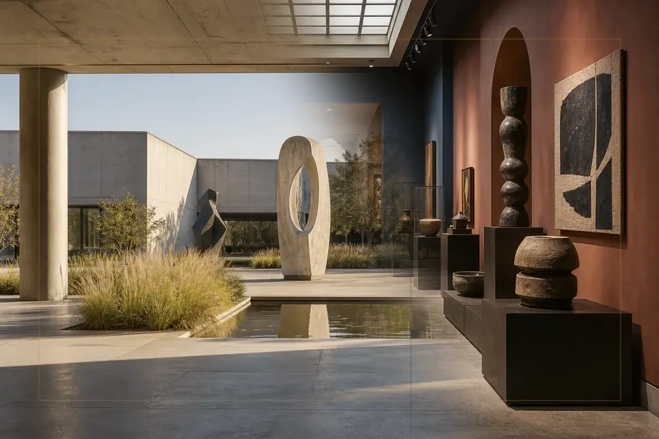 تكوين تحريري عن الفنون البصرية لدليل Okinawa Prefectural Museum & Art Museum