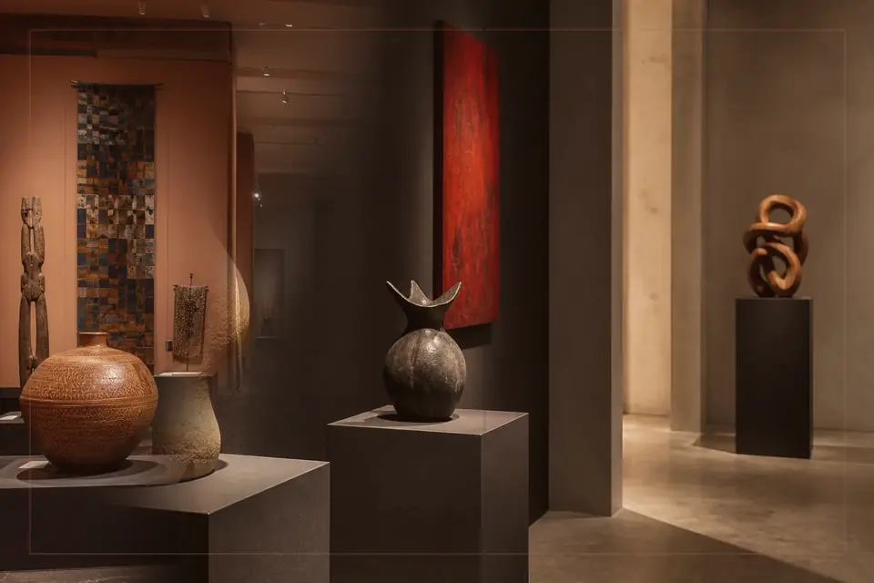 Editorial visual-arts composition for the Palazzo Barbaran da Porto guide