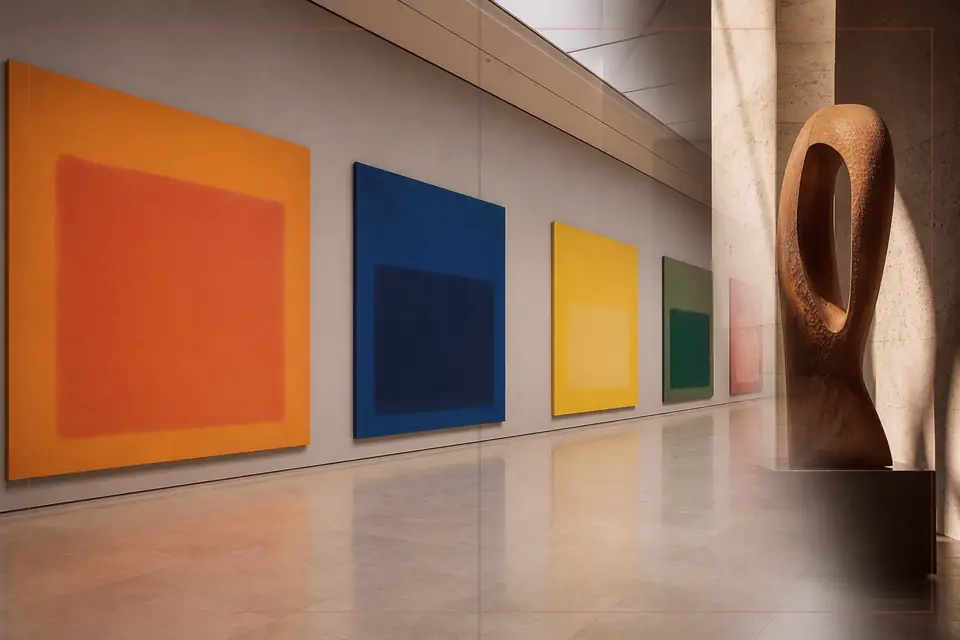 تكوين تحريري عن الفنون البصرية لدليل Philbrook Museum of Art