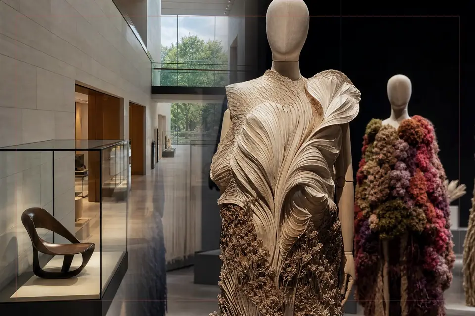 Editorial visual-arts composition for the Portland Art Museum guide