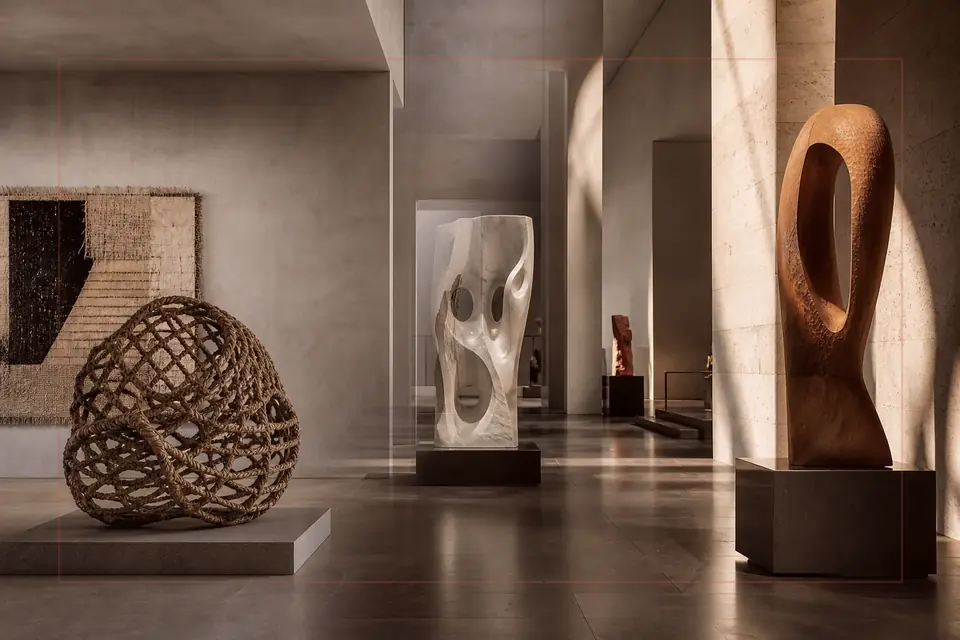 Redaktionelle Bildkomposition zur visuellen Kunst für den Guide zu Saint Louis Art Museum