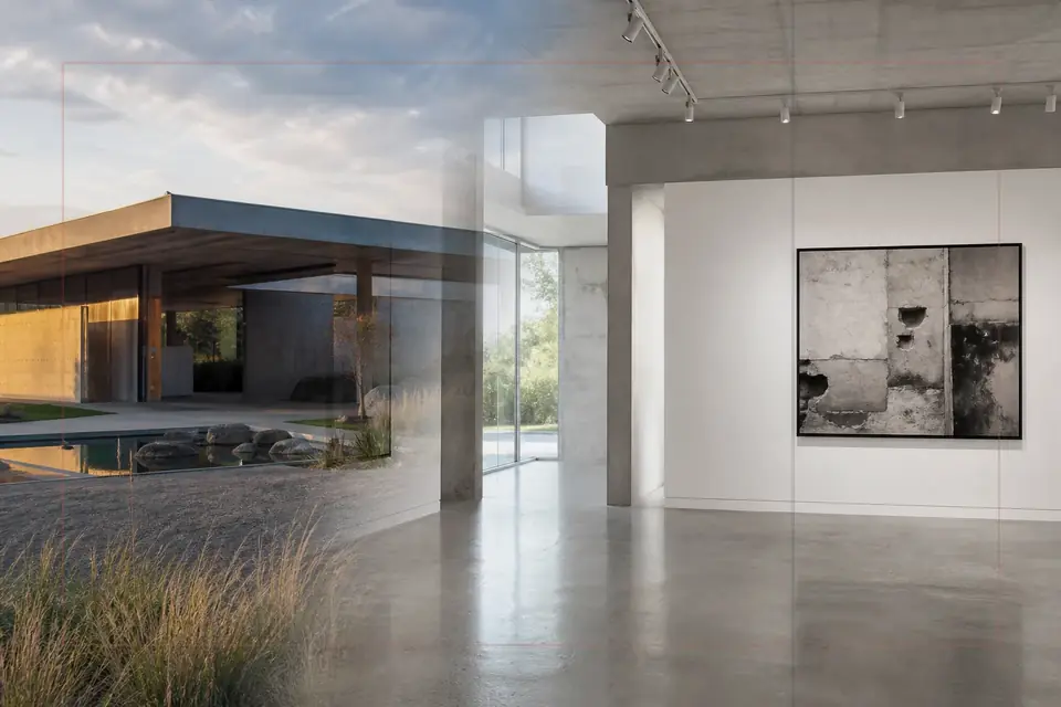 Composizione editoriale sulle arti visive per la guida di Solomon R. Guggenheim Museum