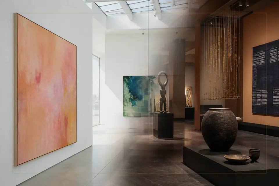 State Art Museum of Uzbekistan 가이드를 위한 시각 예술 에디토리얼 구성