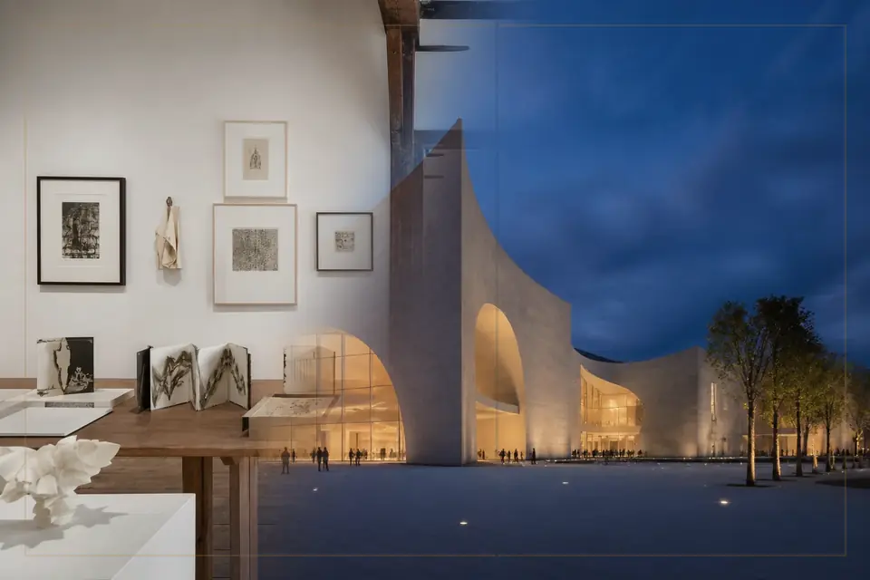 Editorial visual-arts composition for the Taxila Museum guide