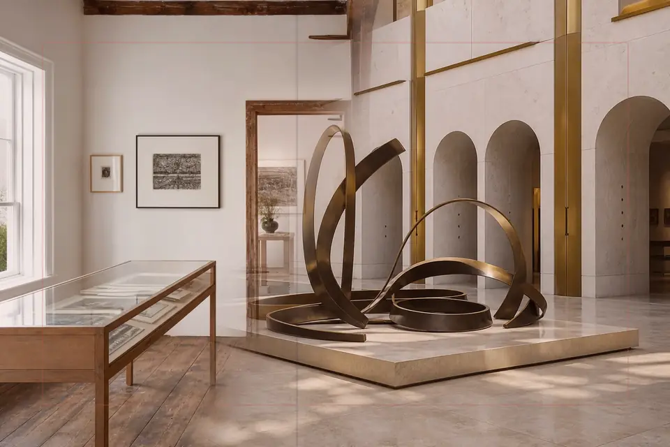 The Nelson-Atkins Museum of Art 가이드를 위한 시각 예술 에디토리얼 구성