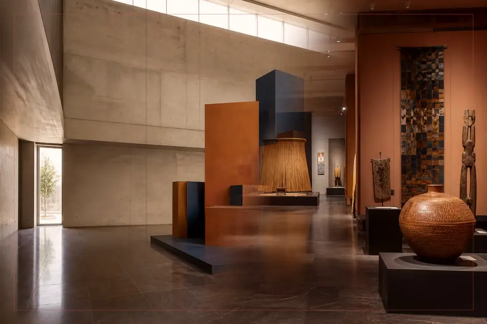 Wadsworth Atheneum Museum of Art 가이드를 위한 시각 예술 에디토리얼 구성
